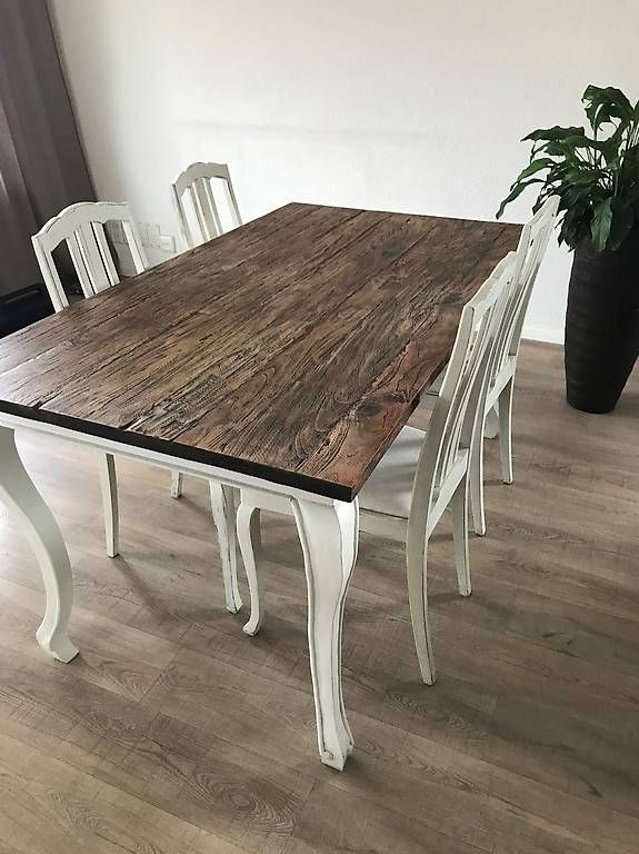 Stühle: 4 schöne Shabby Chic Esszimmerstühle – Gebraucht aus Zürich von just_no_name 2