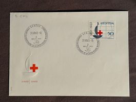 1963 Rot Kreuz Schweiz FDC Geneve/Genf