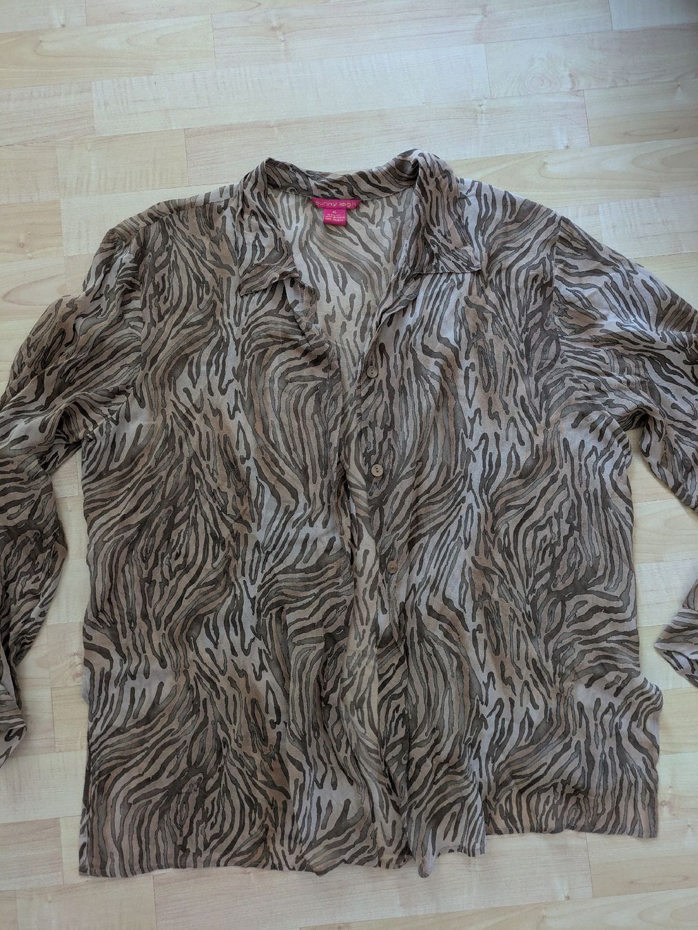 Camicette: Seidenbluse Sunny Leigh, Zebra-Muster, Gr. L – Usato da Rieden AG venduto da juliarieden 2