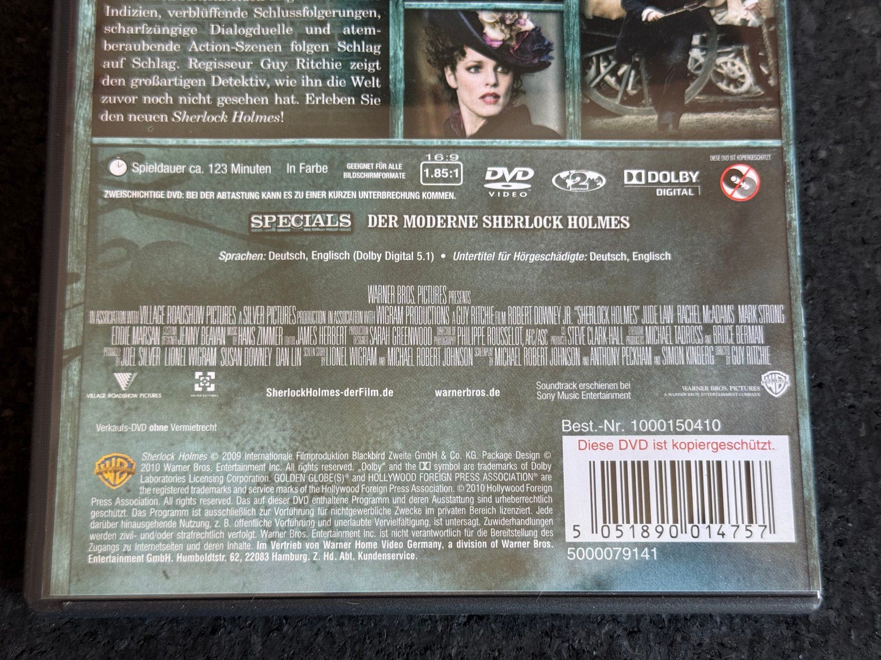 Tutti i DVDs: Sherlock Holmes DVD DE/EN – Usato da Fribourg venduto da tschjoly 3
