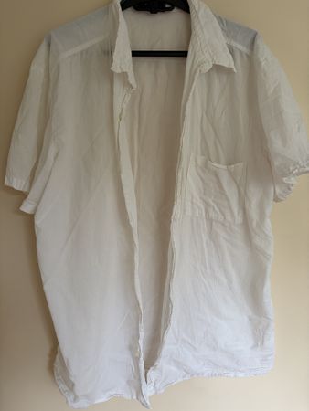 Herren Hemd kurzarm weiss Grösse XL guter Zustand