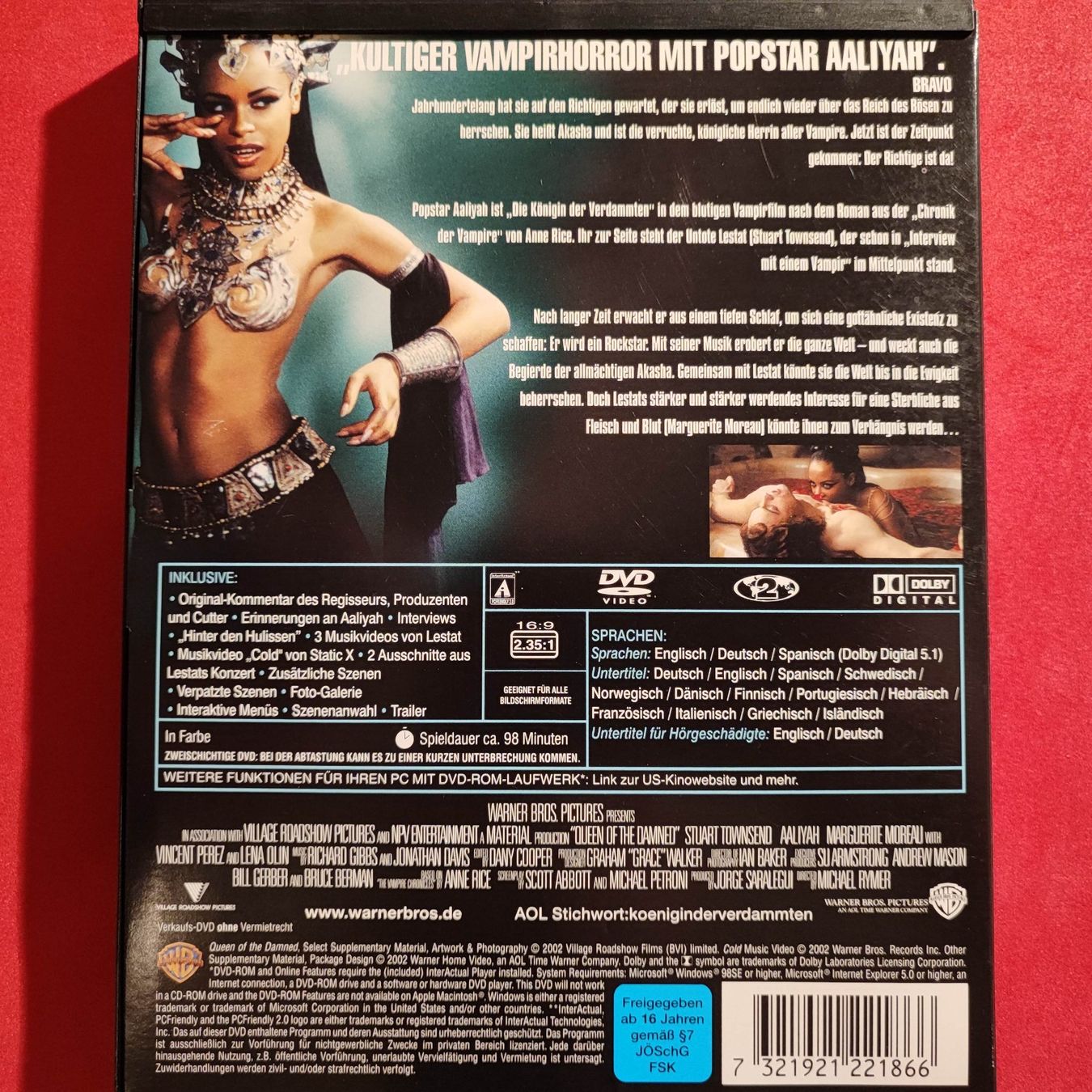 Tutti i DVDs: Die Königin der Verdammten – Usato da Dübendorf venduto da kb86_MOVIE 1