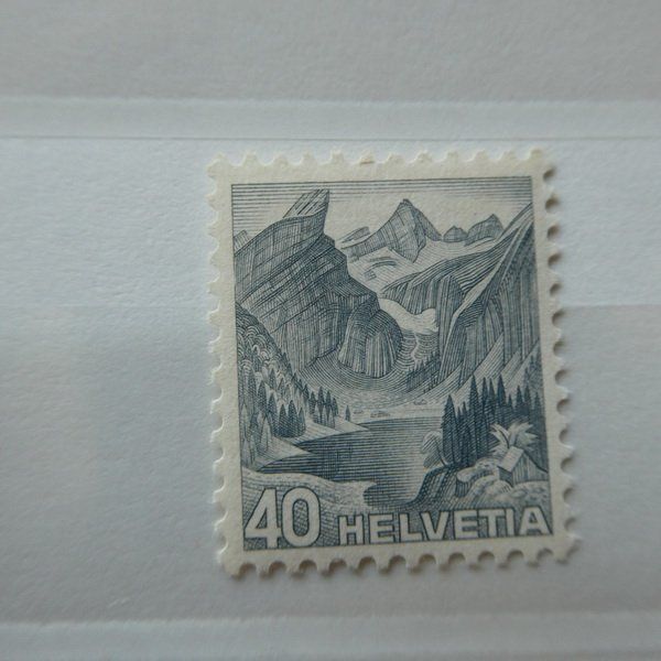Alle Briefmarken: Nr. 209z ** Neue Landschaftsbilder – Neu (gemäss Beschreibung) aus Egliswil von Trens01 1