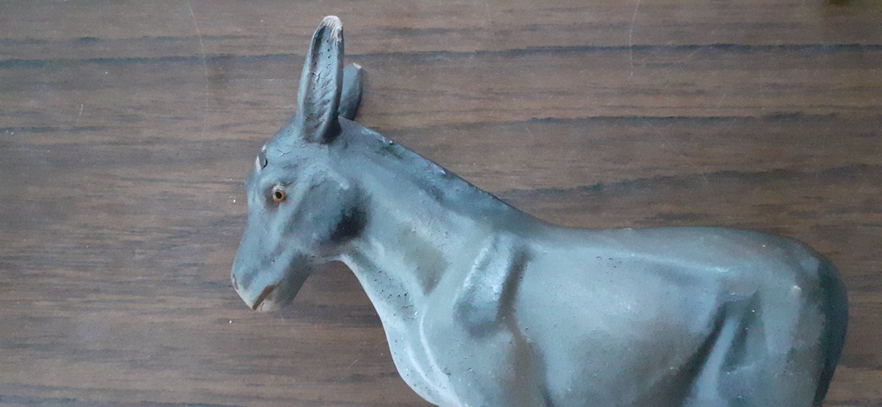 Figuren: Antike Krippenfigur grosser Esel – Gebraucht aus Mörschwil von wunderkiste44 4