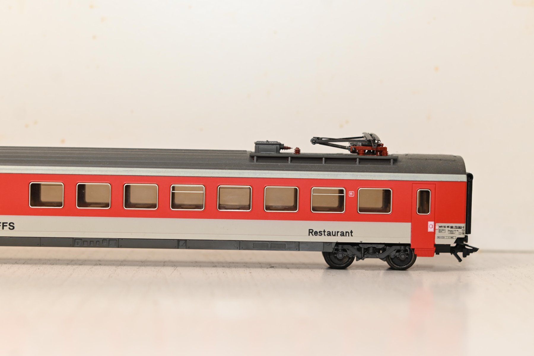 Märklin Modellini di ferrovie: Restaurant Wagen Märklin HO/AC – Usato da Laupen ZH venduto da Zmoewe 2