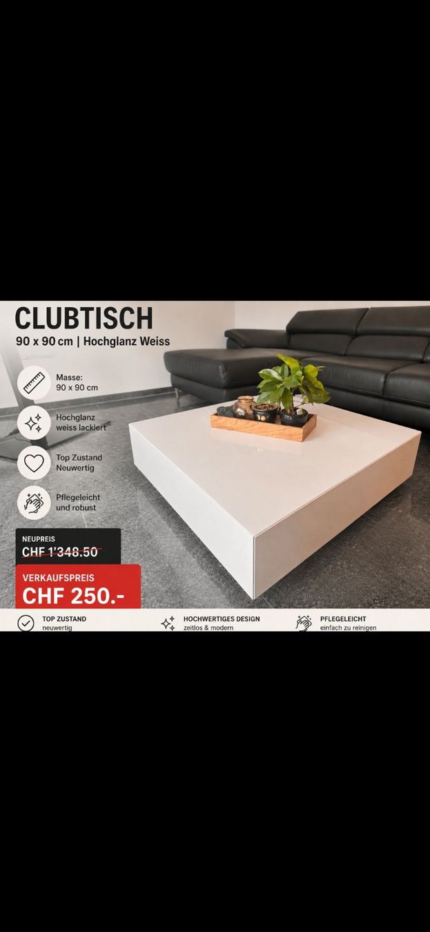 Tavoli: Clubtisch – Usato da Erlinsbach SO venduto da jas_tzs2