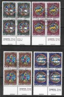Viererblockserie Pro Patria 1968 B138-B141 ET 30.5.1968 Tabs