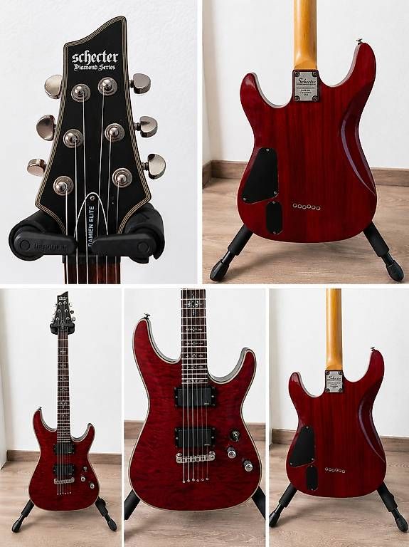 Musikinstrumente: Schecter Damien Elite-6  Diamond Series  Fully Restored – Gebraucht aus Vernier von her_lf69 1