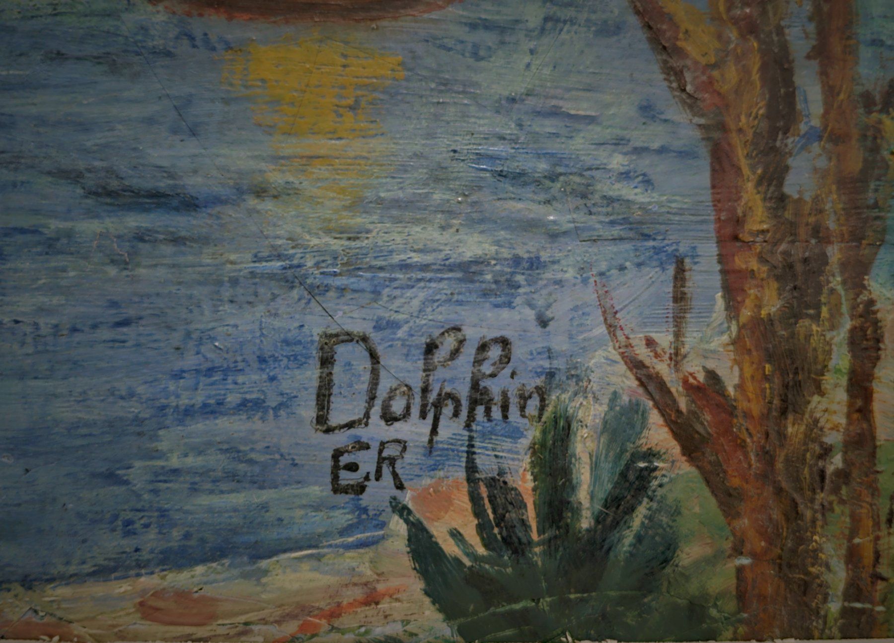 Gemälde: Vintage postimpressionistisches Antibes-Ölbild, signiert – Gebraucht aus Erlinsbach von ZeitlosArt 8