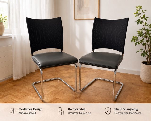 Chaises: 2 Essttühle dunkelbraun – D'occasion à Heiden par miriamj