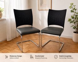 2 Essttühle dunkelbraun