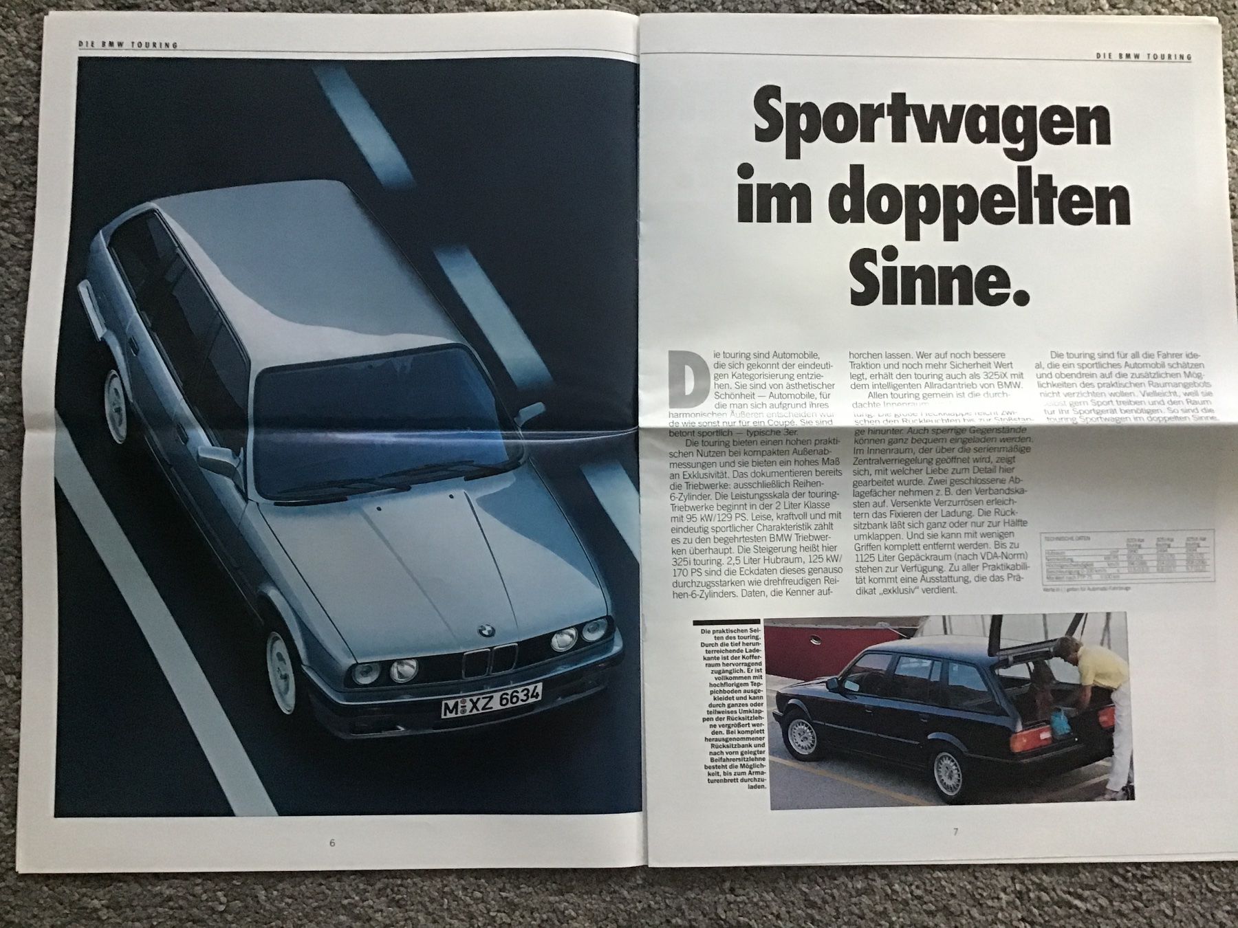 BMW Documenti: BMW Programm 1/1988 Verkaufsprospekt 16 Seiten – Usato da Scherzingen venduto da Starseller62 3