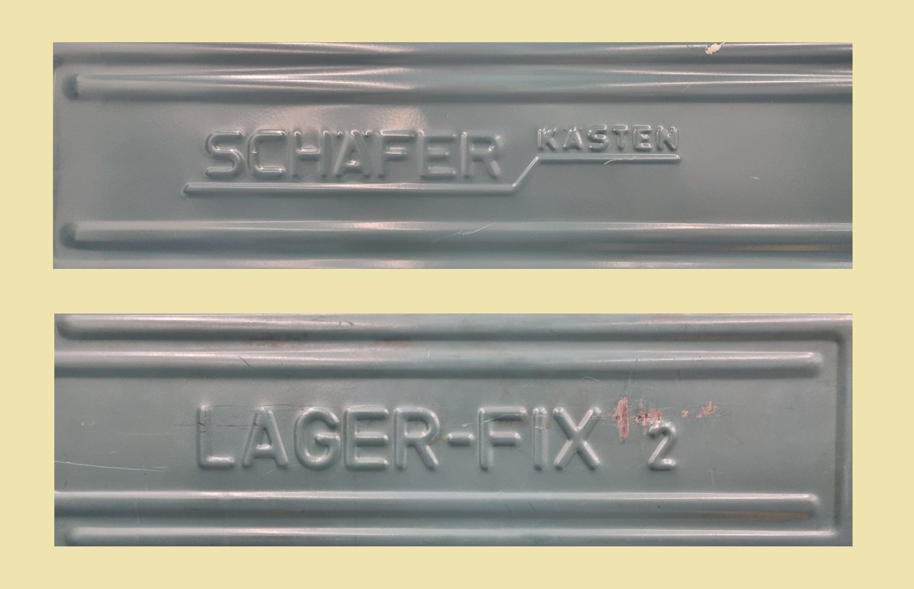 Casse di trasporto: 10x Schäferboxen Lagerboxen  Stahl  NP:54.00/Box – Usato da Bronschhofen venduto da Zitron 1