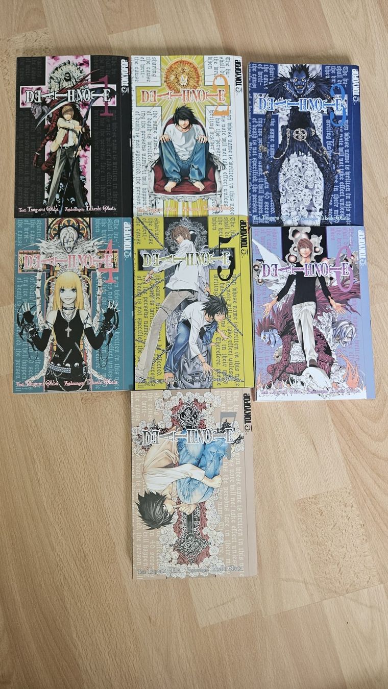 Fumetti: Death Note 1-7  – Nuovo (secondo la descrizione) da OBERGLATT ZH venduto da Diana.Sergio