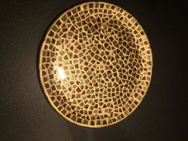 Teller Deko gold