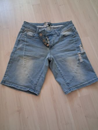 KURZE SHORT JEANS 36 RAINBOW