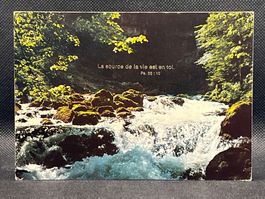 Vallorbe, Source de l'Orbe (La source de la vie est en toi)