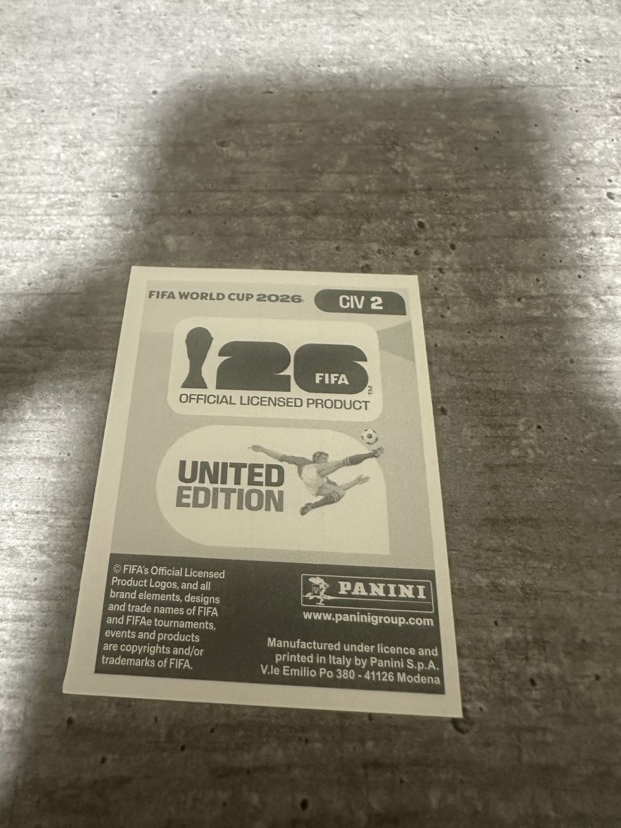 Panini Sammelbilder & Trading cards: CIV 2 , FIFA WORLD CUP 2026 PANINI  – Neu (gemäss Beschreibung) aus Frauenfeld von 1PegPeg1 1