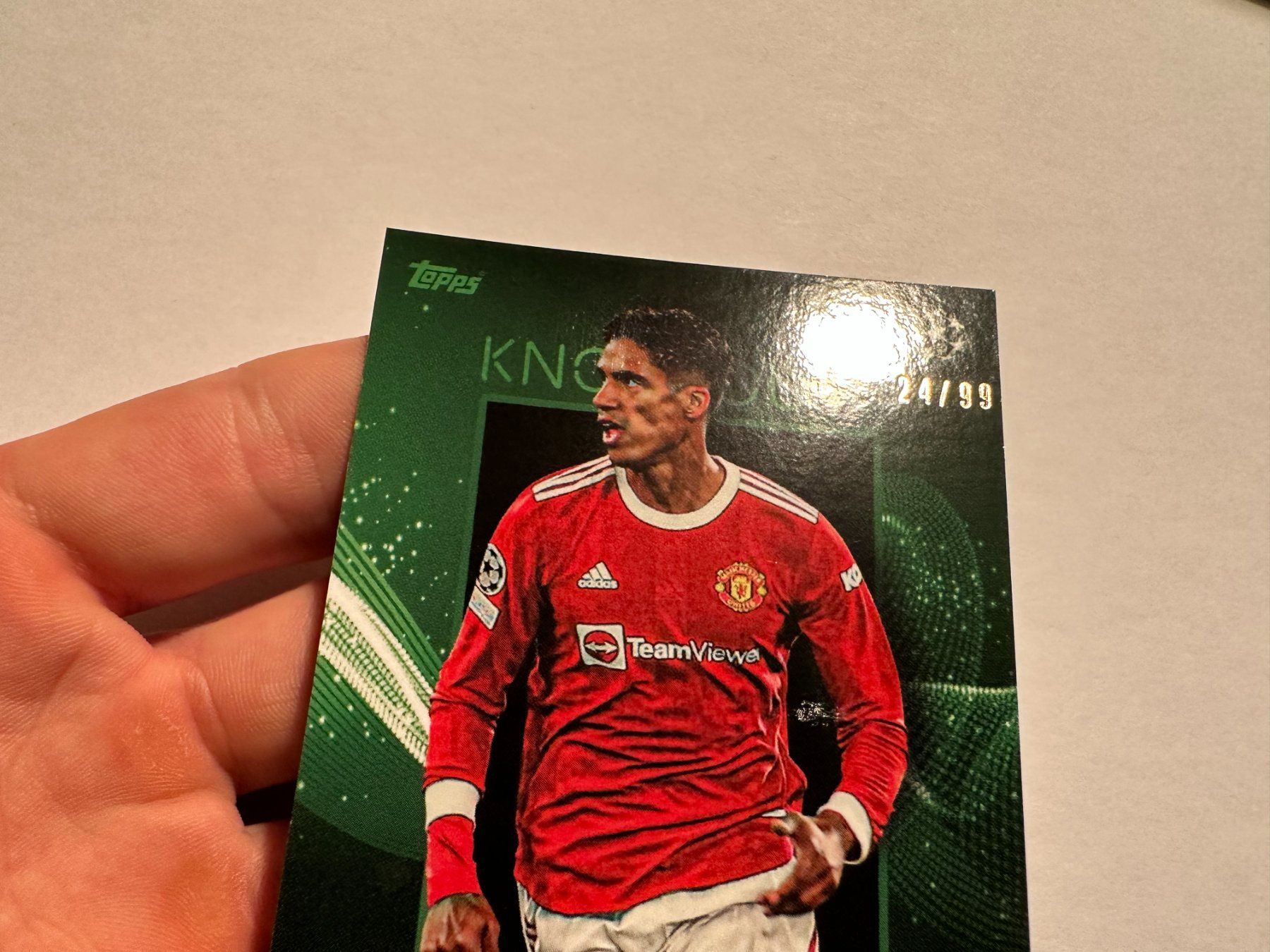 Panini Carte collezionabili: 2022 Topps Knockout Raphael Varane /99 – Usato da Hagendorn venduto da Pokecollectorch 3