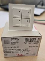 Feller Universal BUS Taster Oberfläche mit 4 Tasten und LED