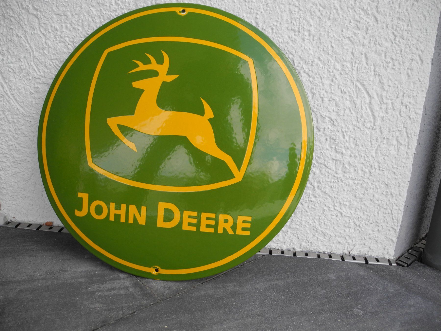 John Deere Schilder: JOHN DEERE EMAILSCHILD – Gebraucht aus Reinach AG von Huckleberrysix 1