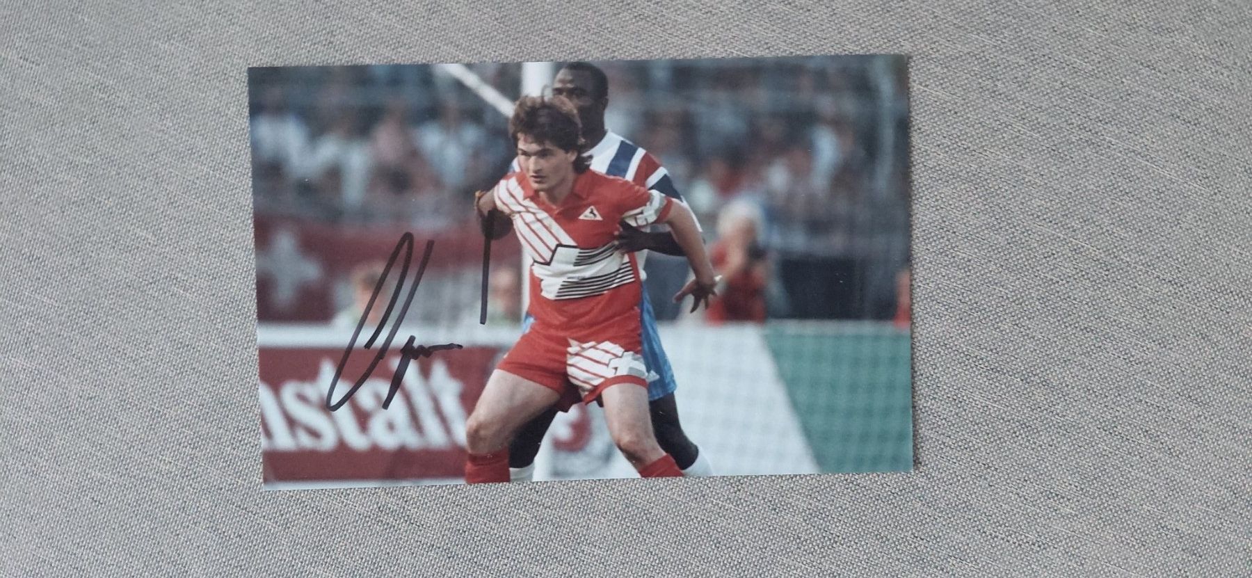 Autografi: Autogramm  Stephane Chapuisat – Usato da Schmerikon venduto da Olympia04