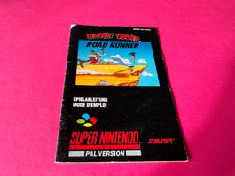 ANLEITUNG FÜR LOONEY TUNES ROAD RUNNER SUPERNINTENDO