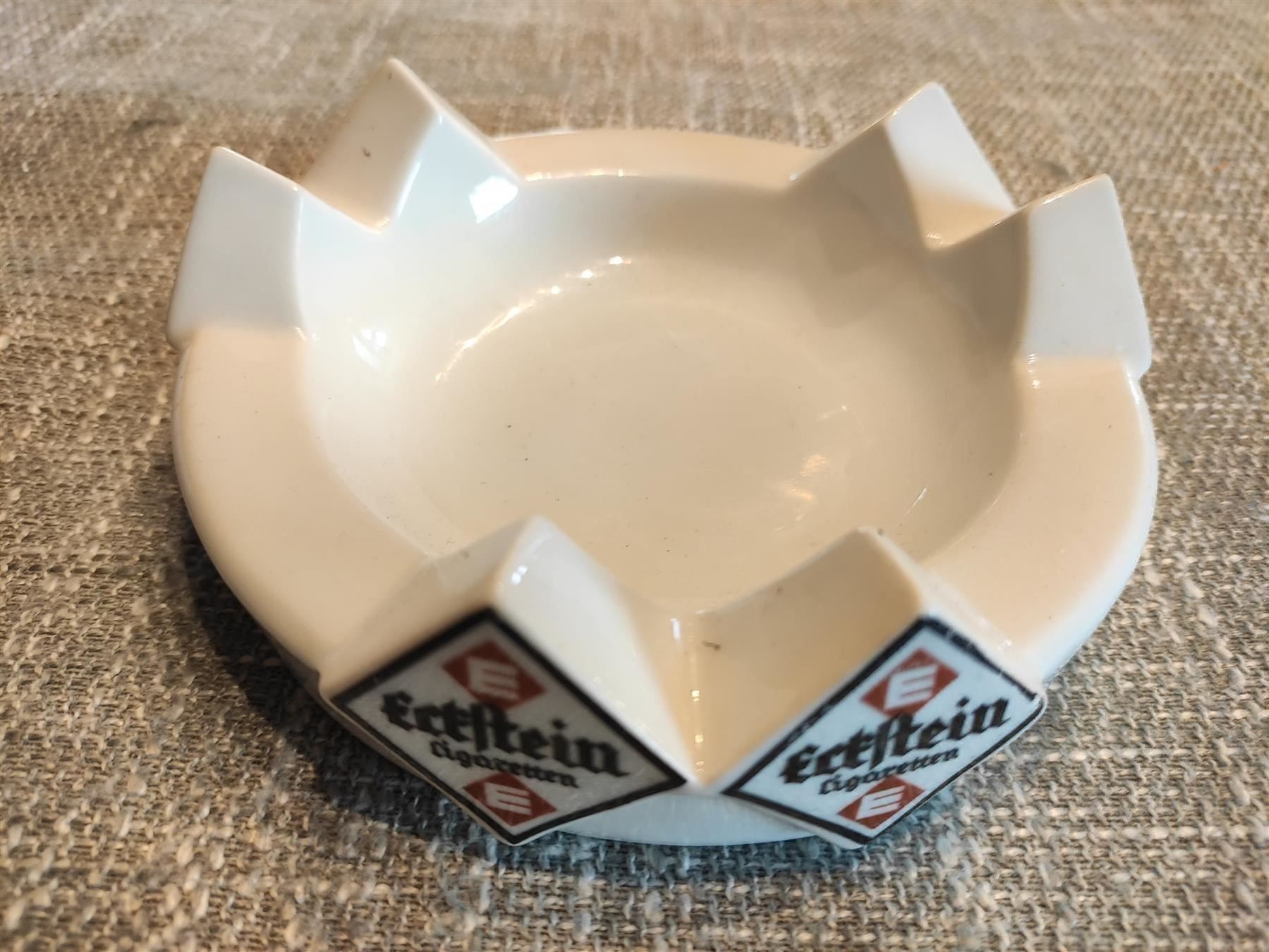 Aschenbecher: antik  Aschenbecher Eckstein Zigaretten Stamm Tisch Werbung – Gebraucht aus Luzern von antikdesign2552 5
