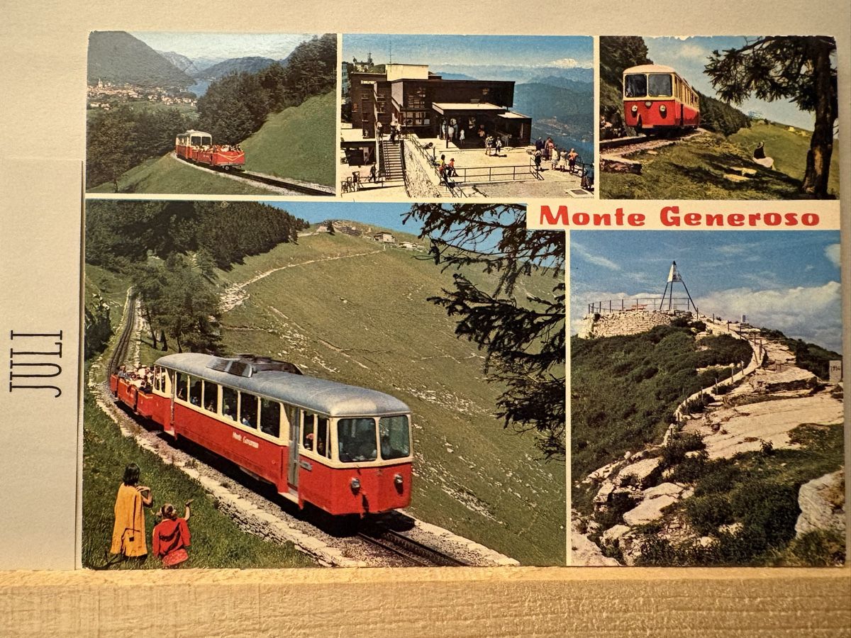 Cartoline postali: AK von Monte Generoso Bahn – Usato da Rümlang venduto da Kartenpost1