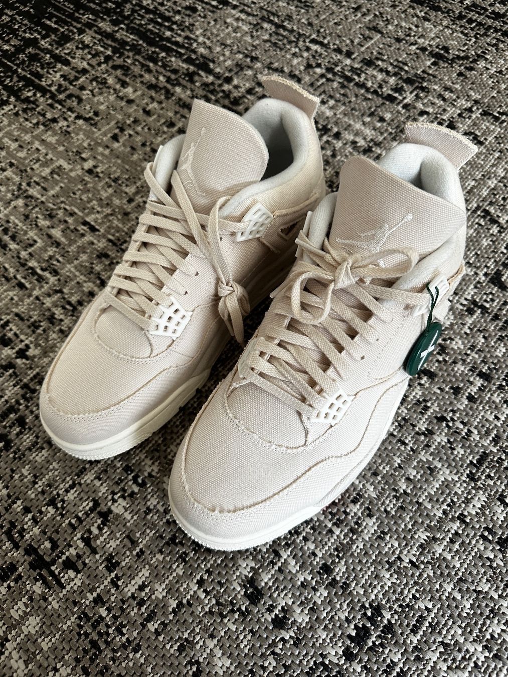 Jordan Scarpe da uomo: Jordan 4 Retro (Black Canvas) – Nuovo e nell'imballaggio originale da Arbon venduto da andizue