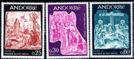 ANDORRE 1967 3 MARKEN FRESKEN UNGEBRAUCHT - AC328