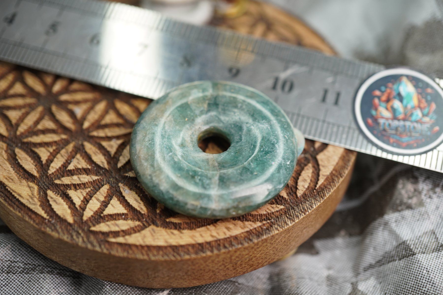 Minerali & Pietre curative: Apatit   ca30mm     Top  Pi Scheibe – Nuovo e nell'imballaggio originale da Eschenbach SG venduto da topstone 4