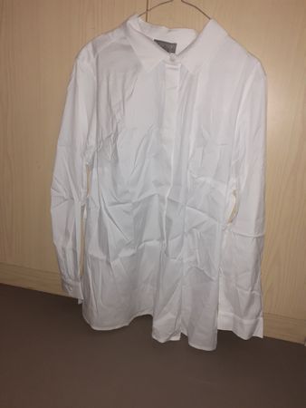 Weisse Bluse, Ulla Popken Selection, Gr. 46/48. Neu.
