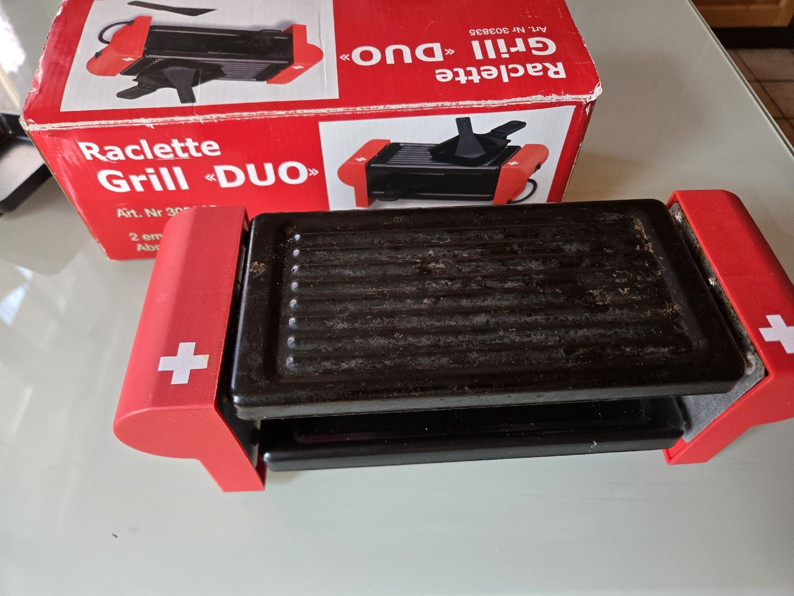 Elettrodomestici da cucina: Raclette Grill Duo mit 2 Pfännchen,  – Usato da Grünenmatt venduto da Brauni2 1