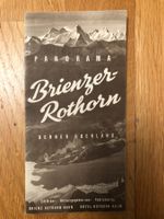 Panorama Brienzer Rothorn. Berner Oberland.