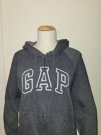 Gap Hoodie mit Reissverschluss, Grau, Grösse M, Top!