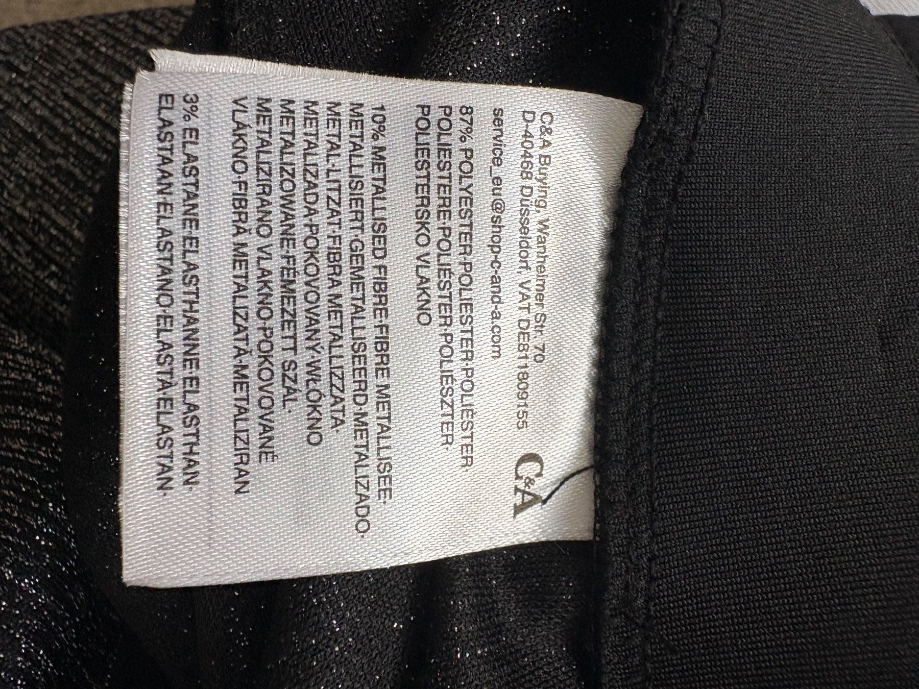 C&A Pantaloni: Glitzer Hose Gr.XL – Nuovo (secondo la descrizione) da Münchenstein venduto da cyoni 3