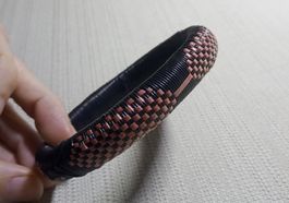 Bracelet vintage tissé années 60 70