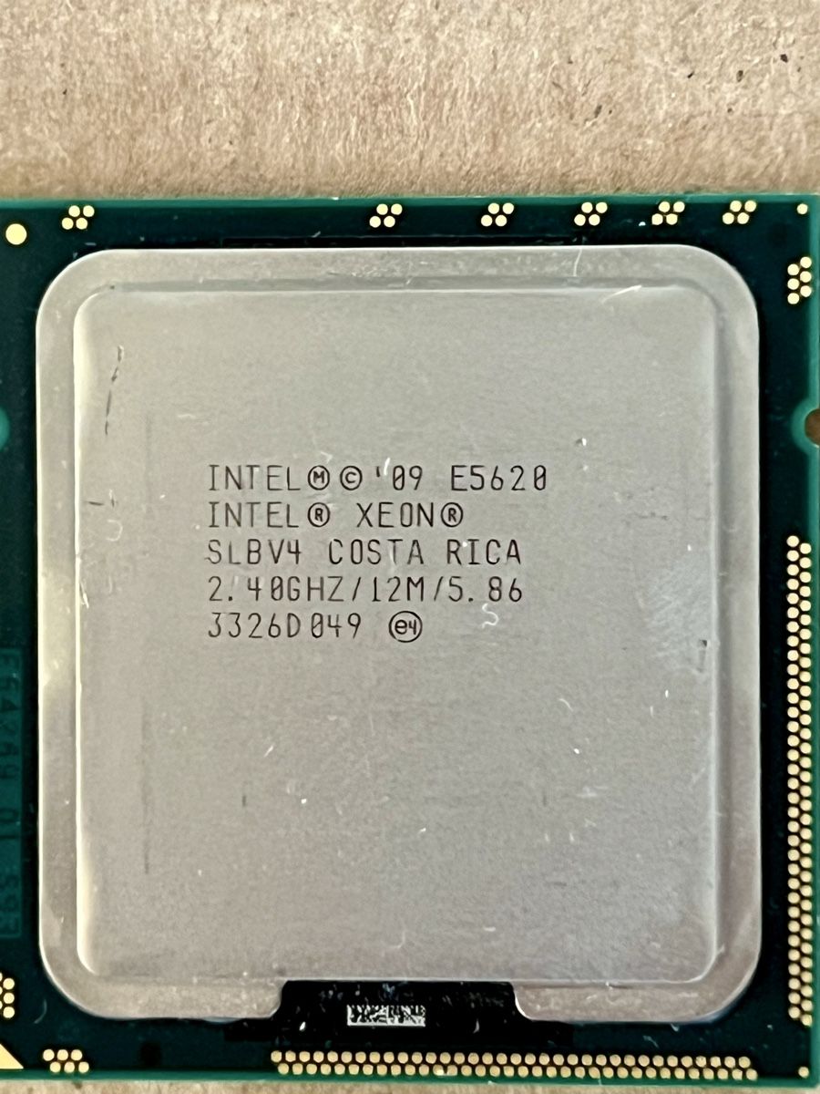 Intel Elektronikbauteile: 6 x Intel Core Xeon E5620 2.4GHz 12MB – Gebraucht aus Lausanne von William7 2