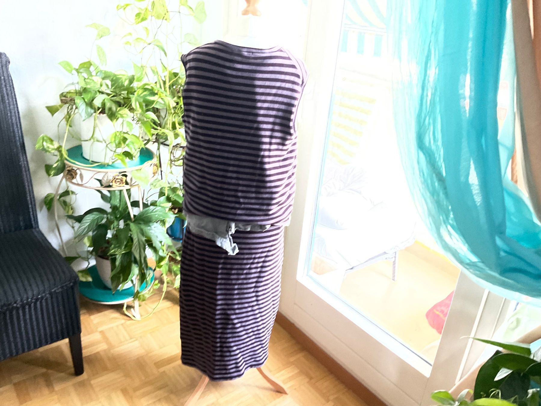 Lotti di vestiti: Magnifique ensemble rayé violet tout doux MAMA B jupe & pull – Nuovo (secondo la descrizione) da Genève venduto da Mazelyne 2