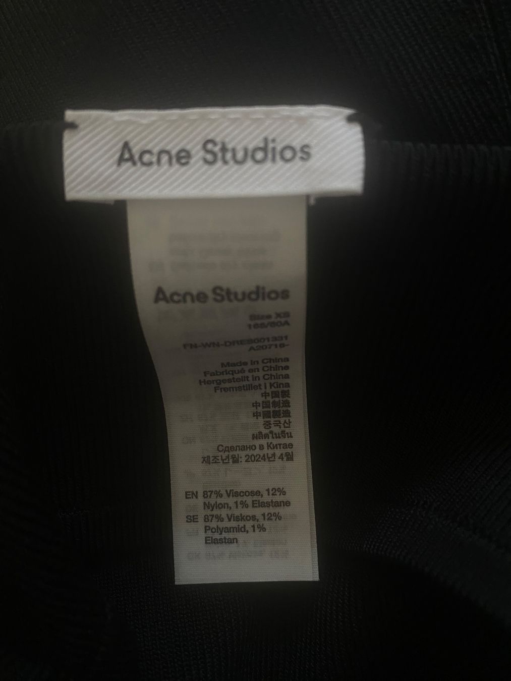 Acne Studios Vestiti: ACNE Studios WoW Kylie Maxikleid mit Leder - neu - – Nuovo (secondo la descrizione) da Jona venduto da vanessasupermarket20 9