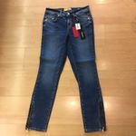 Cambio Damen Jeans Parla 30 inch leicht used look blau Gr 36