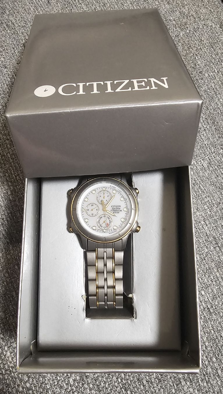 Citizen Orologi: Citizen Eco-Drive Titane, Full-Set ! – Usato da Genève venduto da Fresko01 5