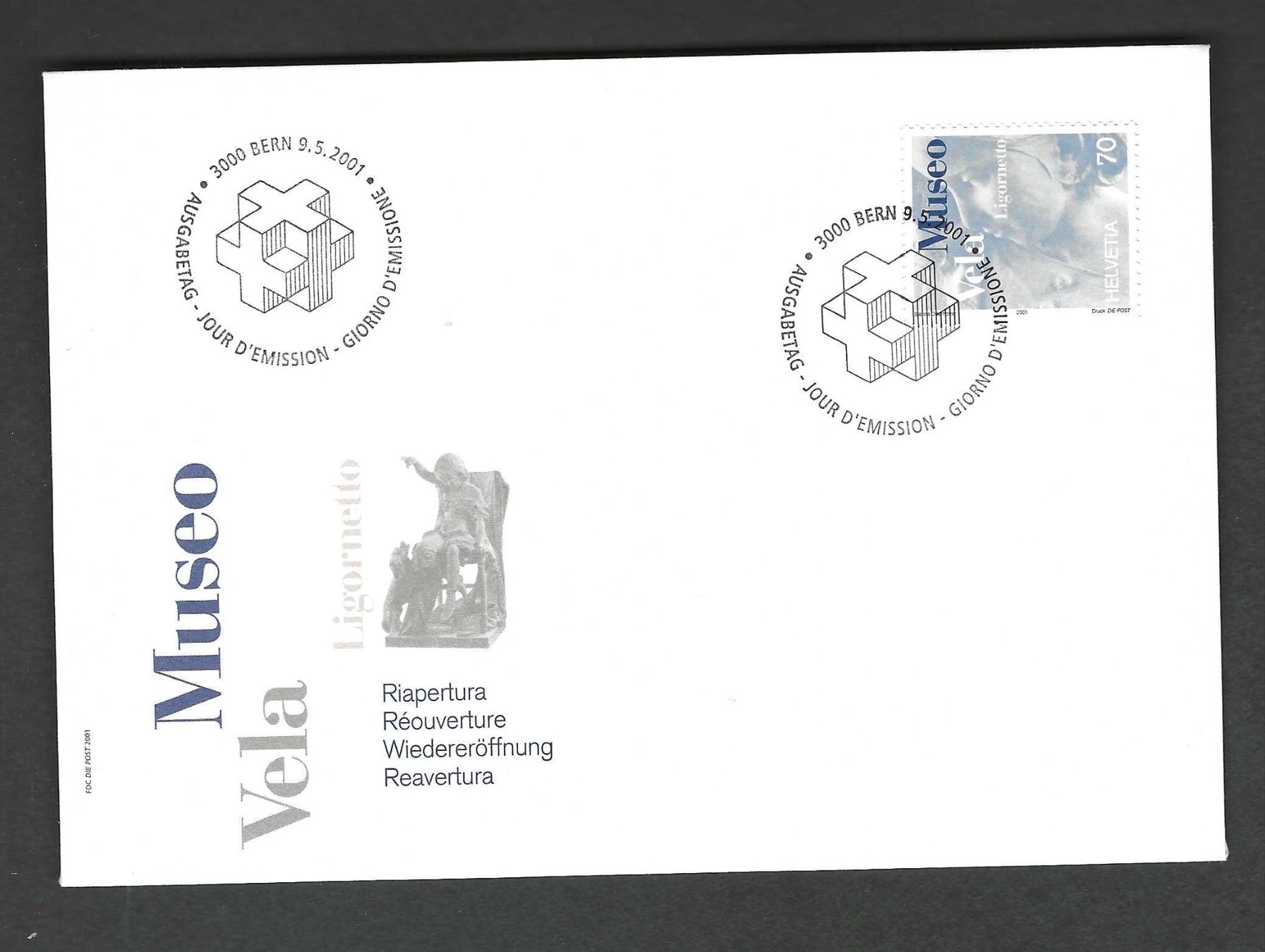 Tutti i francobolli: CH FDC Einzelmarke 2001 – Usato da Koblenz venduto da Markenhimmel