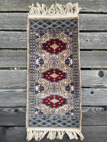 Handgeknüpfter Orientläufer – 30 × 62 cm  