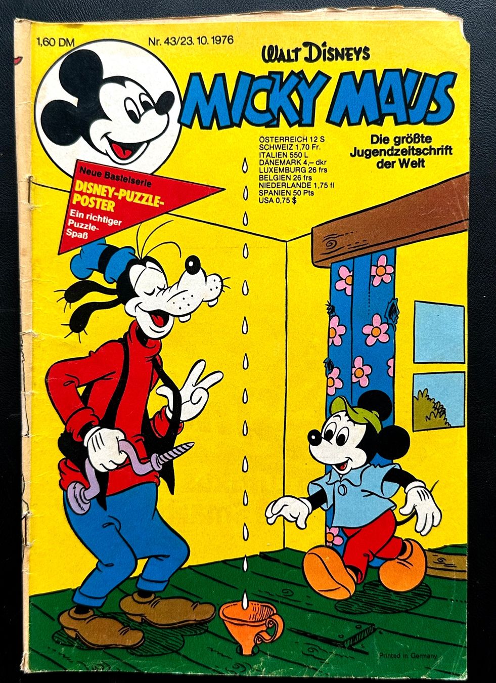 BD: Mickey Maus Nr. 43  23.10.1976 – D'occasion à Seltisberg par quadartswiss