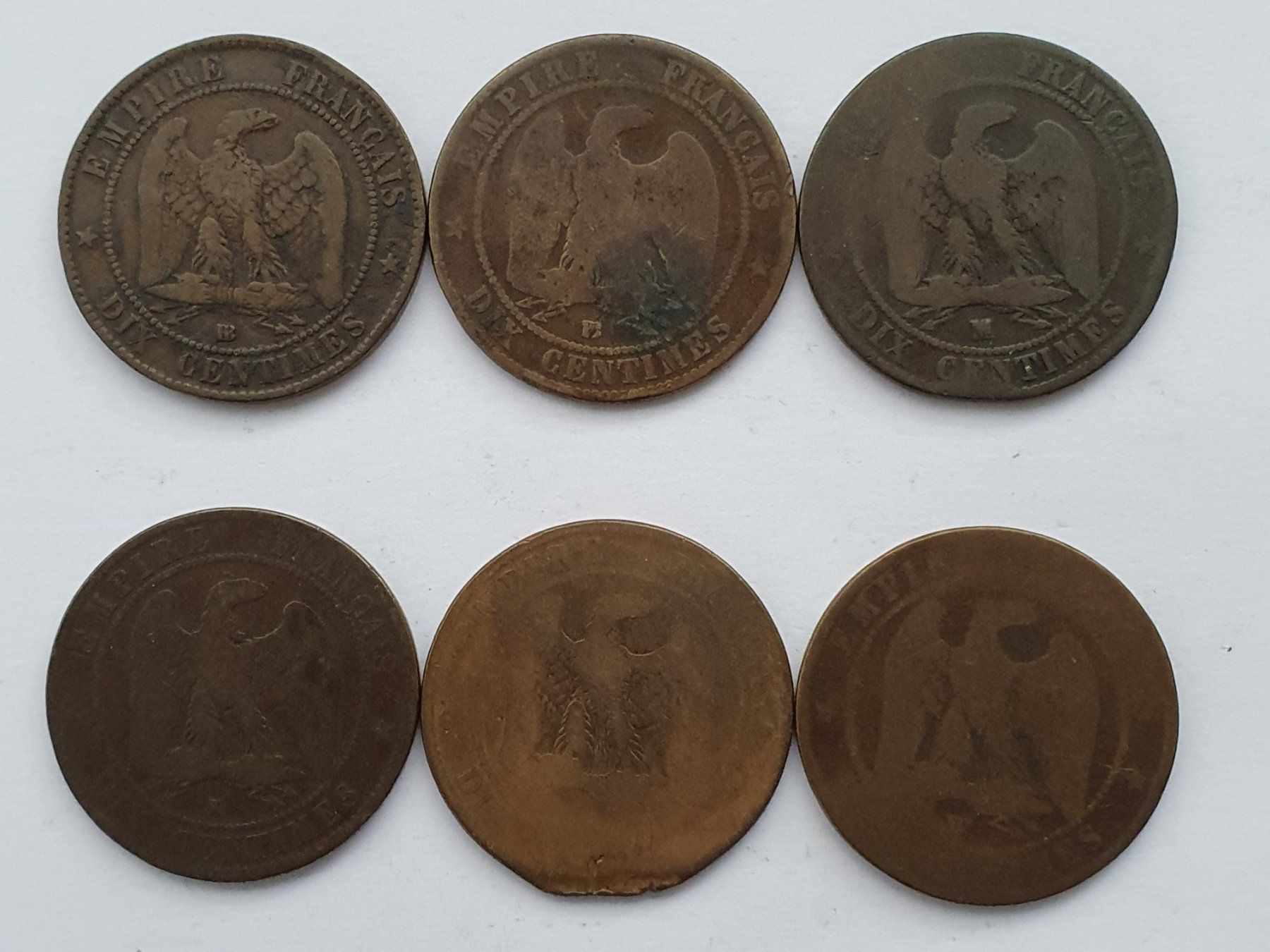 Tutti le monete: 6x 10 Centimes Lot Nr 6 – Usato da Pravidondaz venduto da LVtik