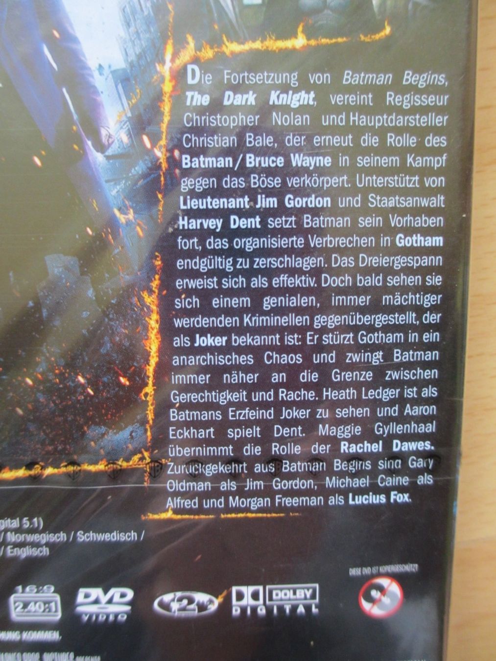 Tutti i DVDs: The Dark Knight DVD, OVP – Nuovo e nell'imballaggio originale da Herisau venduto da fan_h9qj 2