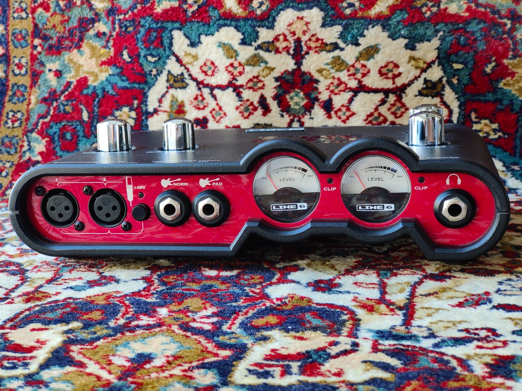 Line 6 Attrezzatura per studi di registrazione: Line 6 TonePort UX2 USB Audio Interface/Effektgerät – Usato da Zürich venduto da denecity 1