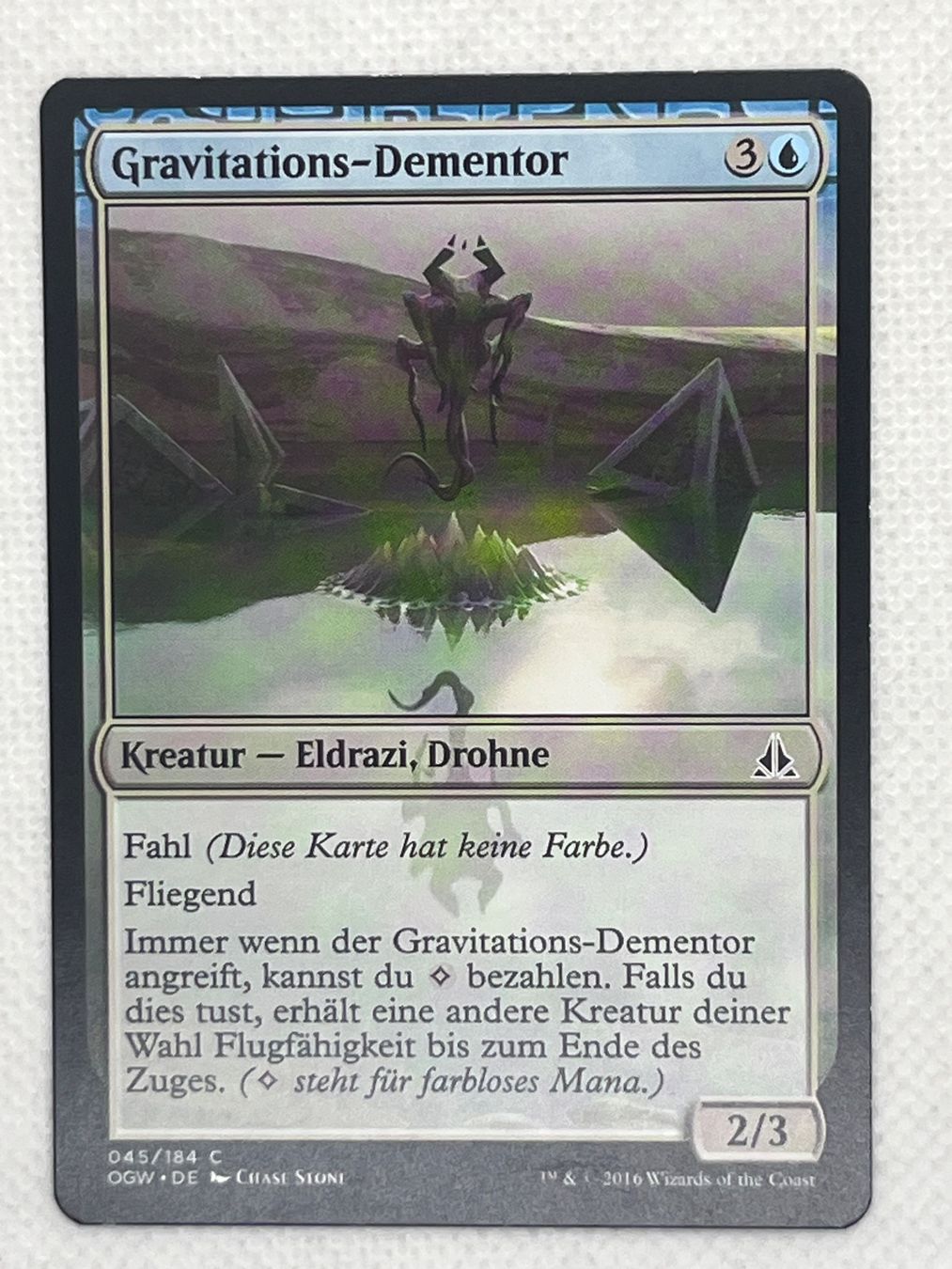 Magic The Gathering Sammelbilder & Trading cards: MTG Gravitations-Dementor OGW 045 Deutsch Common – Gebraucht aus Hinterkappelen von Kim1992